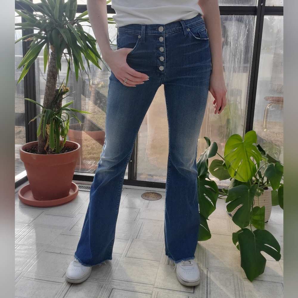 Hudson high waisted flared jeans